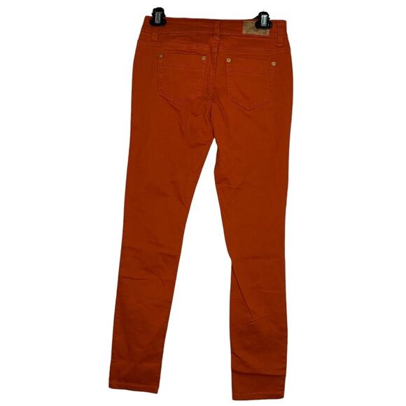 ZCO Pants Juniors NWT Low Rise 5 Working Pockets Rusty Orange Size 5 - Picture 3 of 10